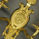 Pair of wall lamps with gorgon Medusa Louis XVI style