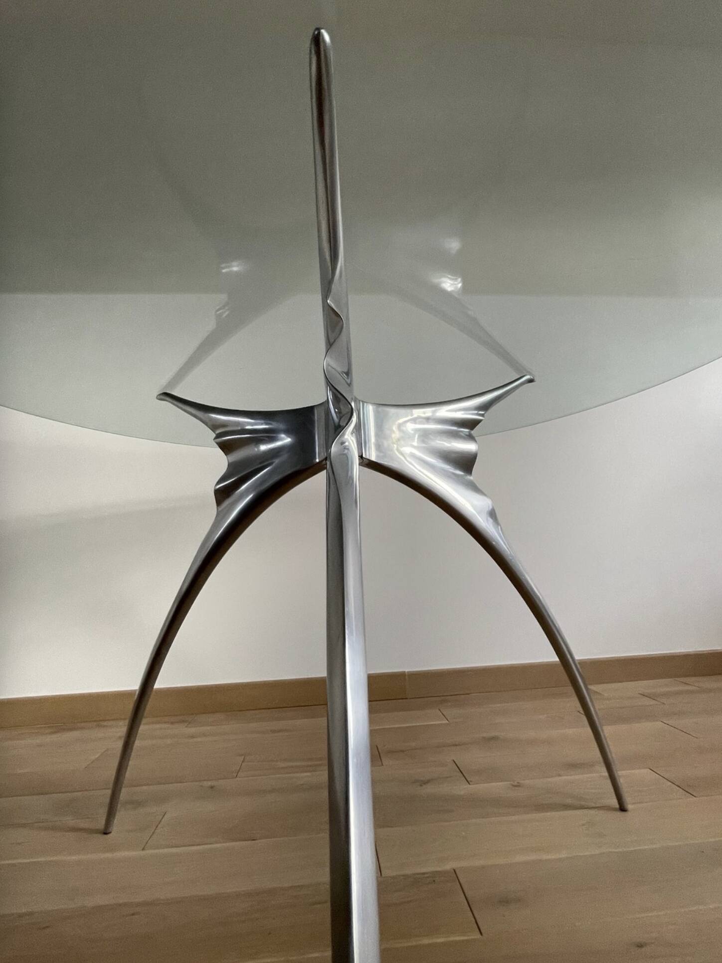 Protis dining room table errance bernard dequet 110 cm