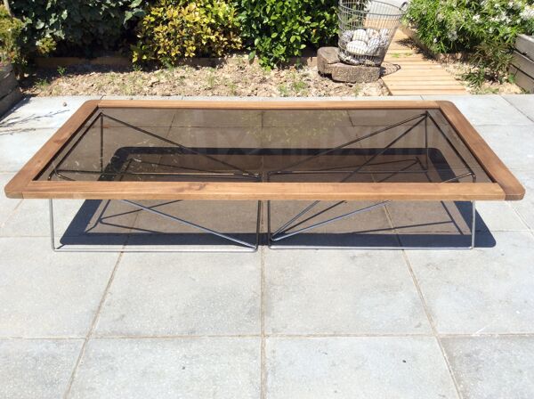 Table basse et haute tréteaux