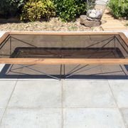 Table basse et haute tréteaux