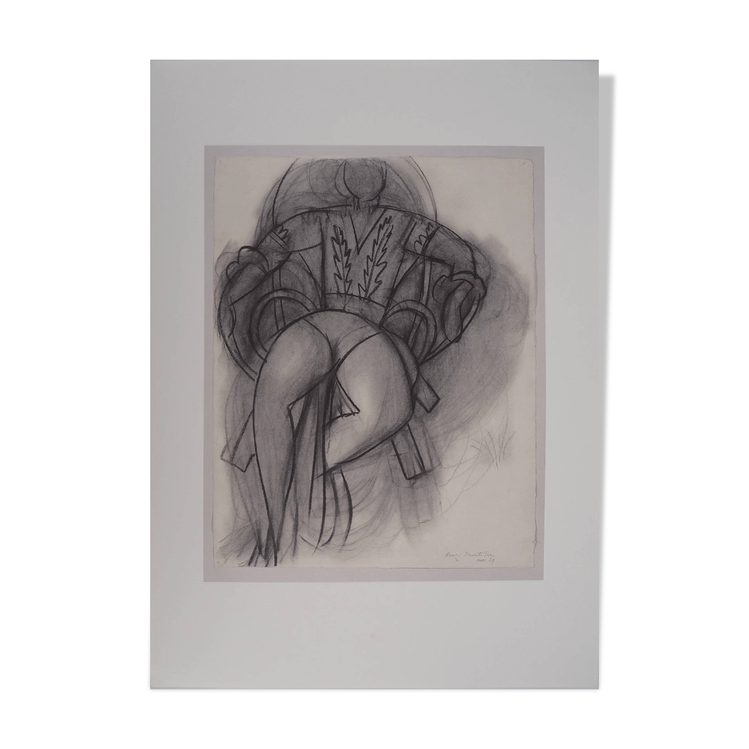 Henri Matisse: Seated Ballerina - Signed Lithograph