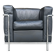 LC2 armchair by Le Corbusier et al. for Cassina 1990s