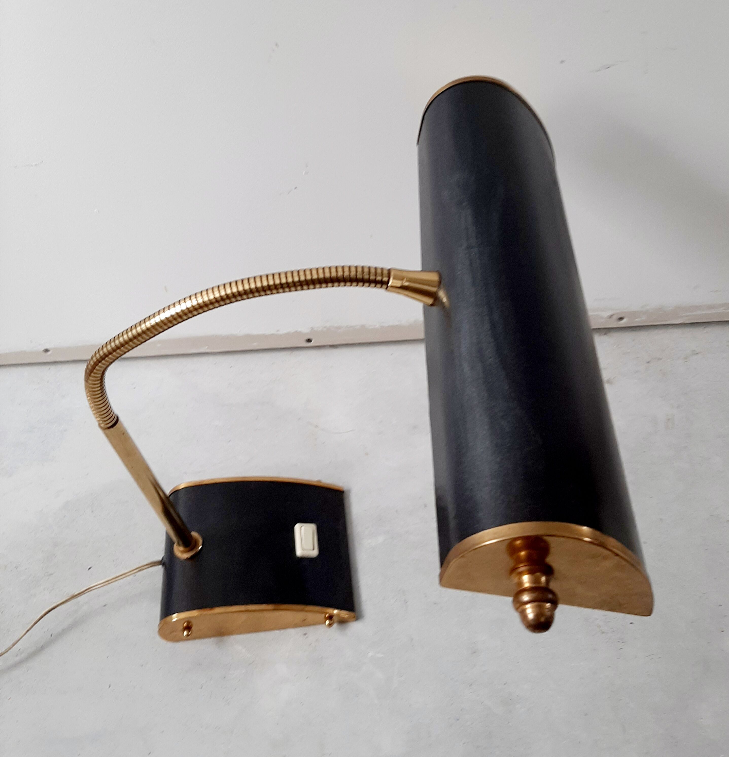 Old notary desk lamp
