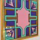 Vintage bistro table with painted top Bing, Cannes, 1990s