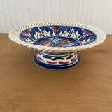 Fruit bowl on foot made in Spain in ceramic