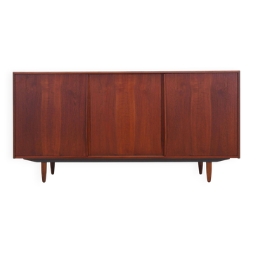 Enfilade en teck, design danois, années 1970, production : Danemark