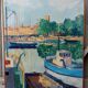 Painting view of La Rochelle by Henri Jonas