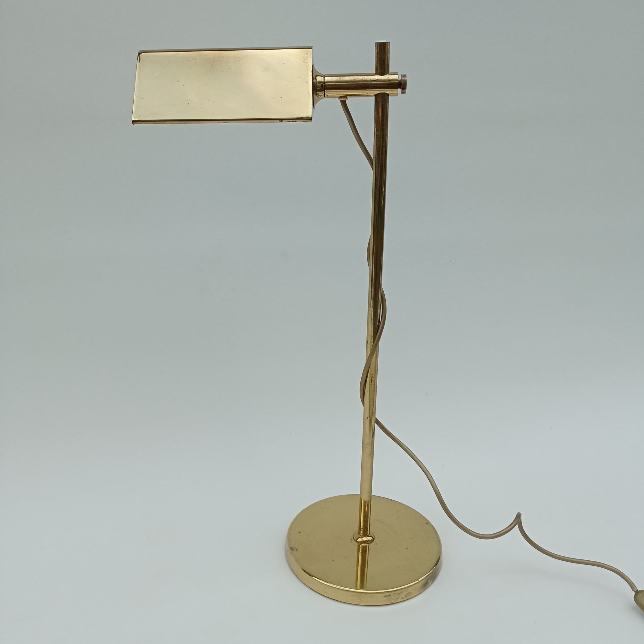 Brass desk lamp from the 70's