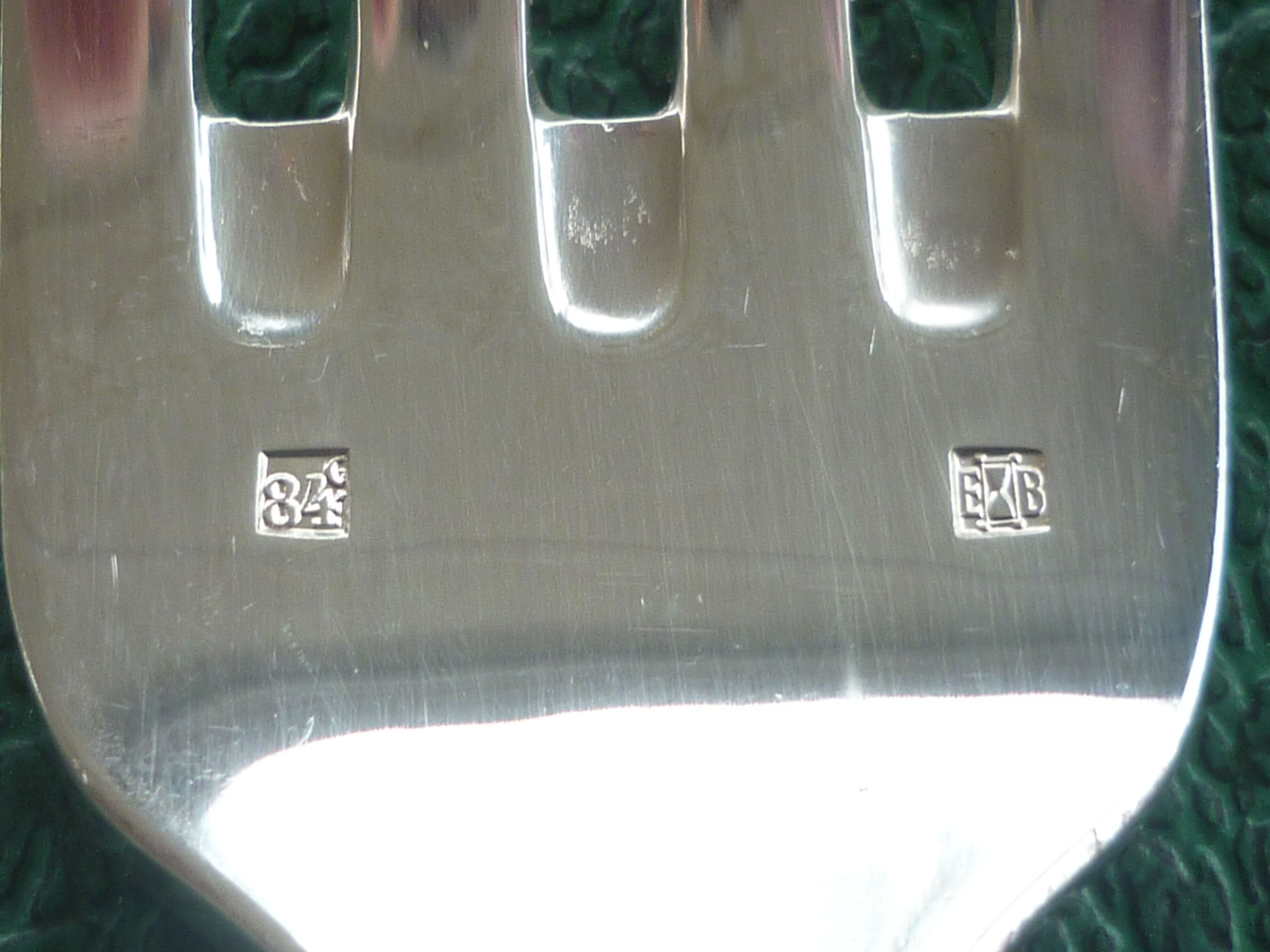 Cutlery set of 62 pieces in silver metal