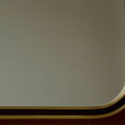 Old rearview mirror - Height: 61 cm - 1950s -