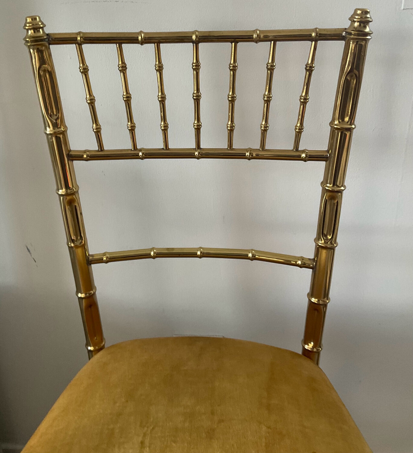 1960s-70s brass Chiavari chair