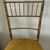 1960s-70s brass Chiavari chair