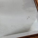 Vintage bamboo wall mirror 50's