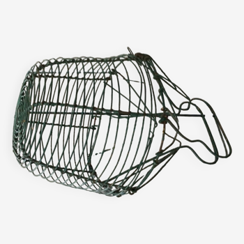 Vintage metal salad basket
