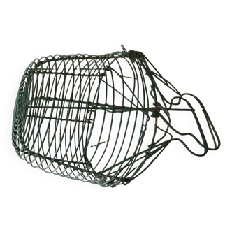 Vintage metal salad basket