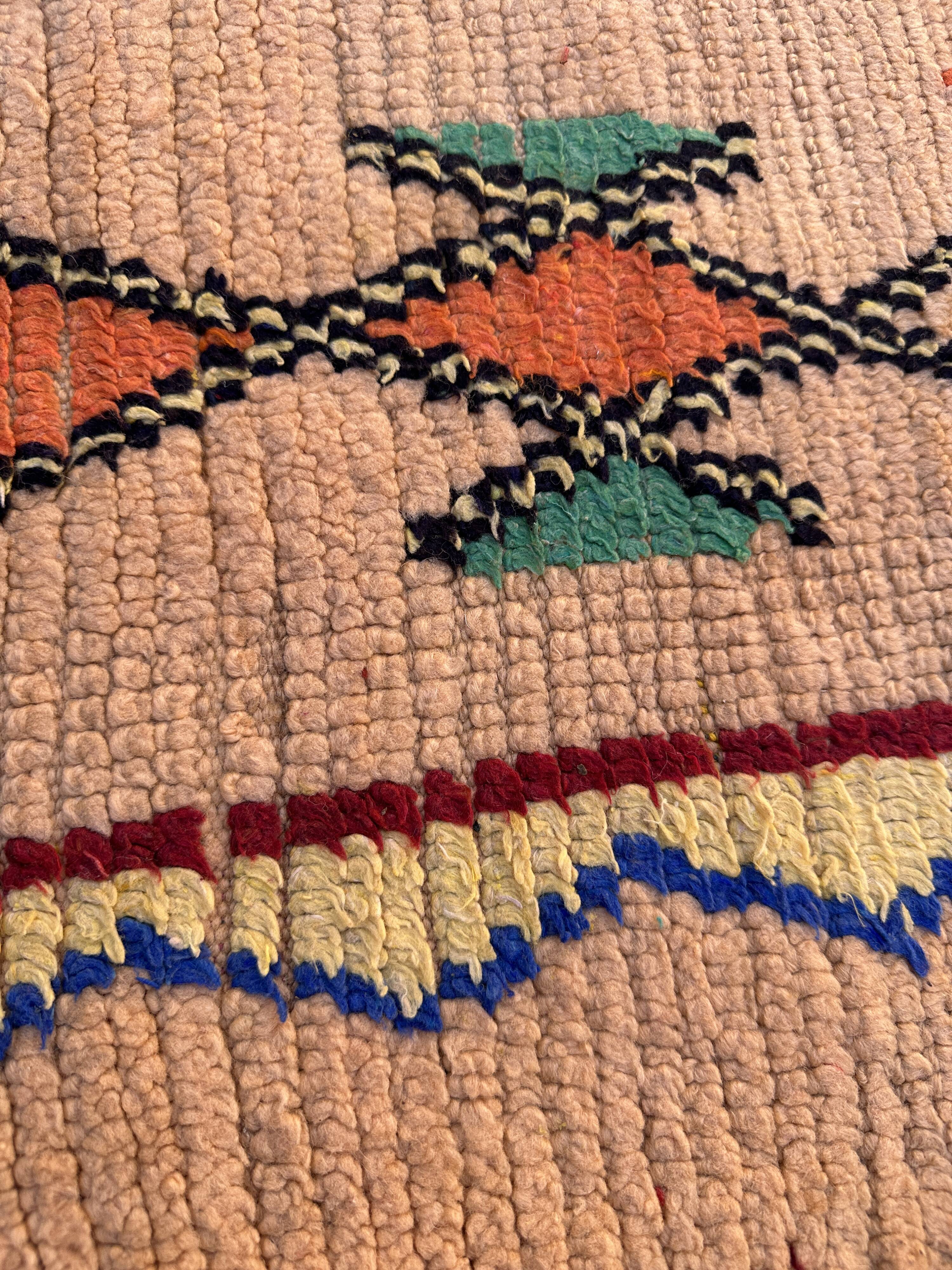 Tapis Marocain  Boujad coloré - 131 x 284 cm