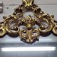 Large carved and gilded wooden mirror – Rococo decor – 20th century