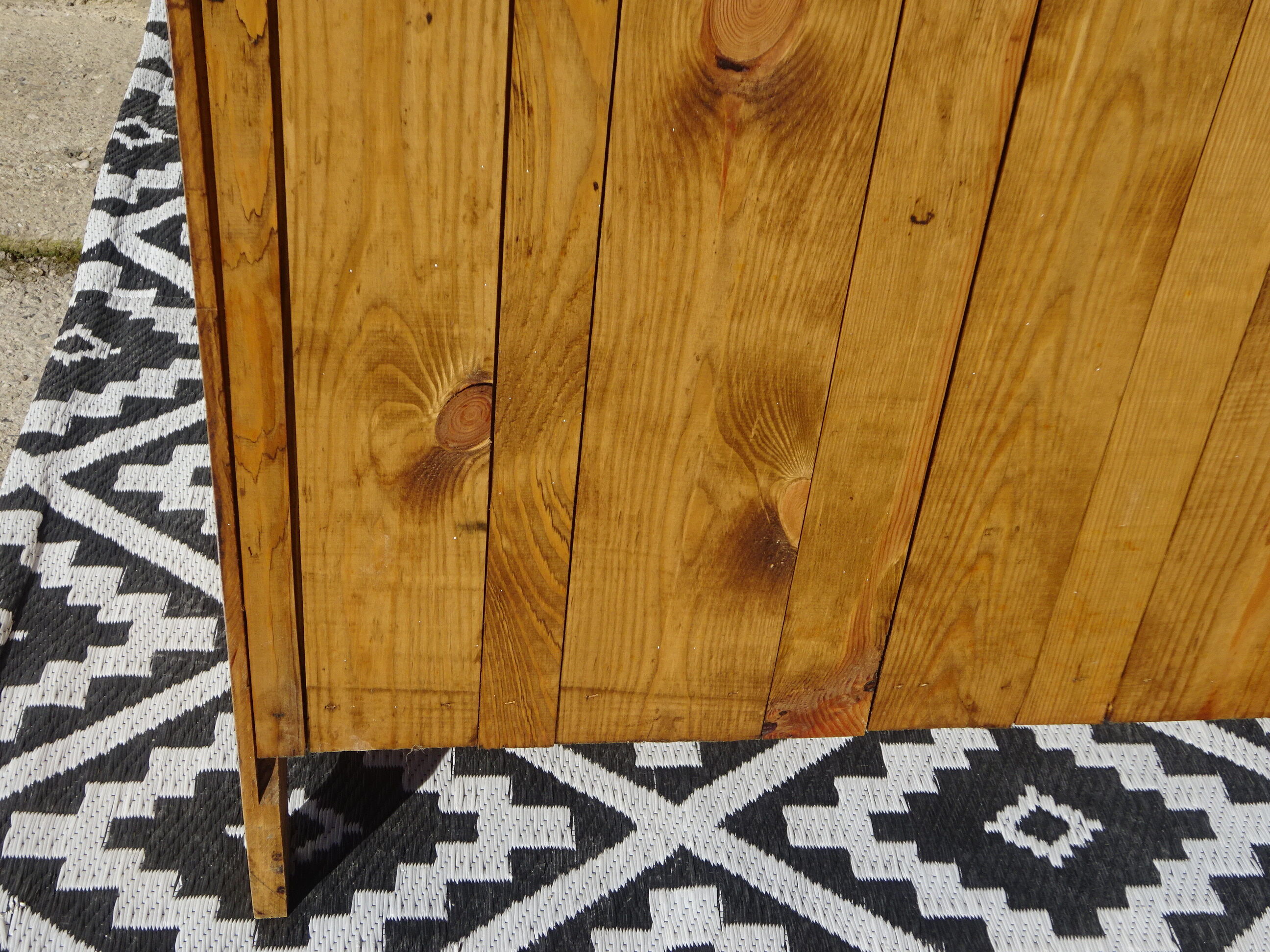 Solid wood enfilade, restored