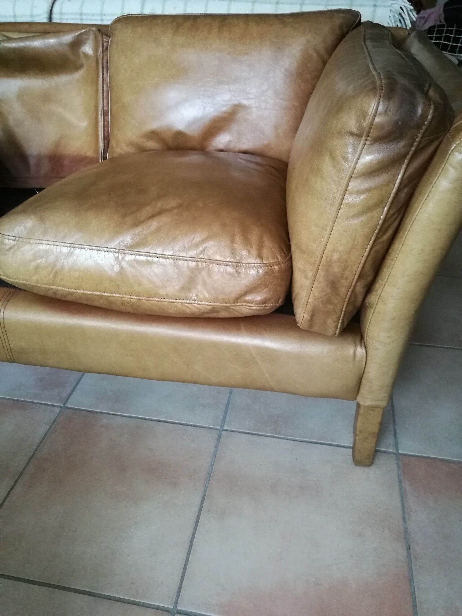 Vintage leather sofa