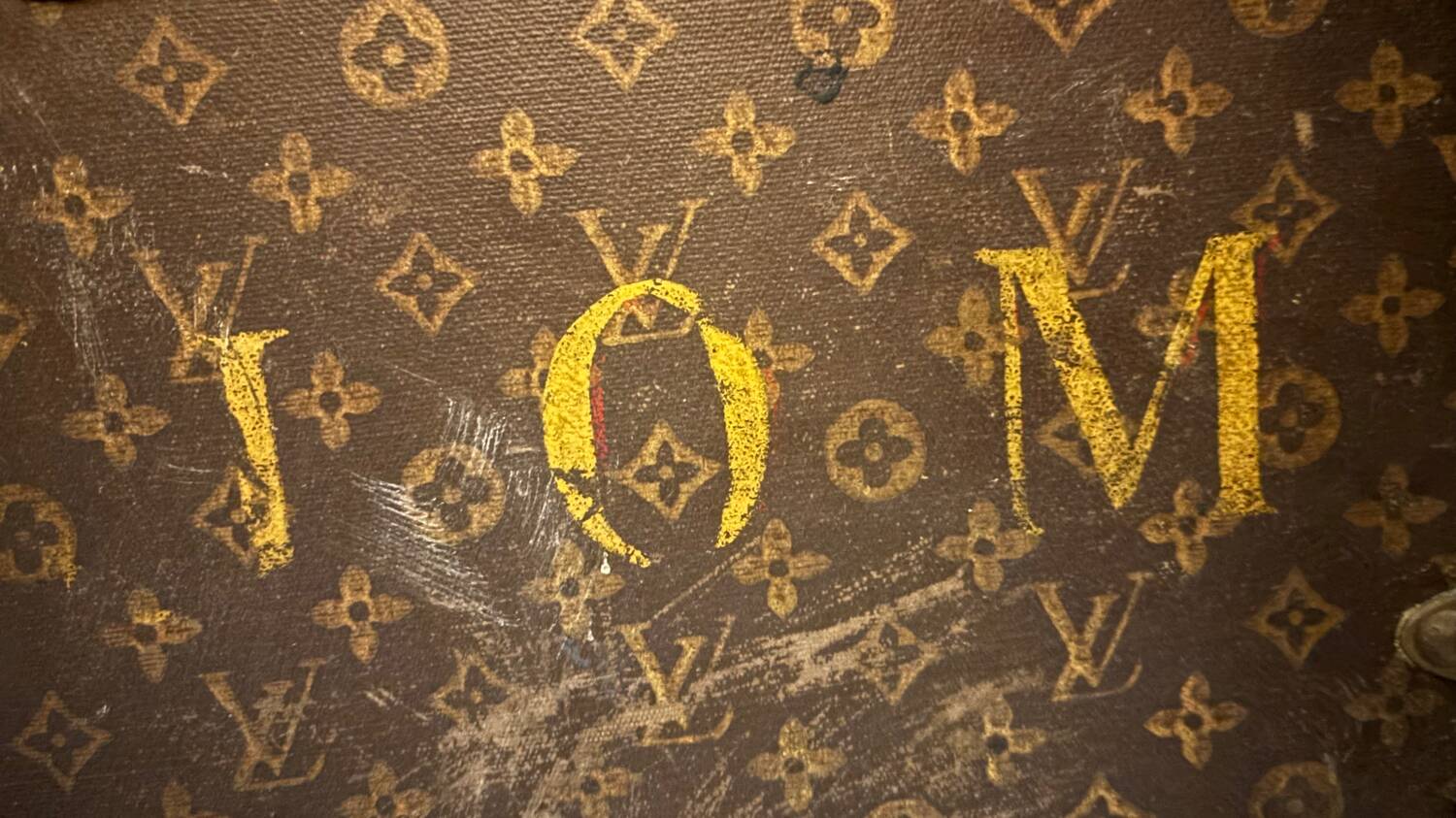 Old Louis Vuitton trunk – Family trunk – Monogram canvas