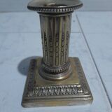 "Bourgeoise in the Louis XVI style, in silver-plated metal. Signed Cailard Bayard"