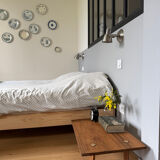 Wooden bedside table