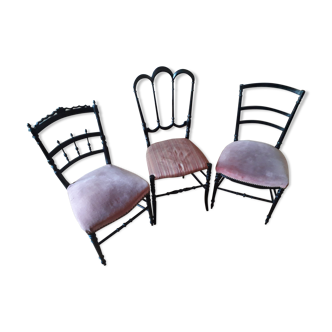 Set of 3 Napoleon III chairs