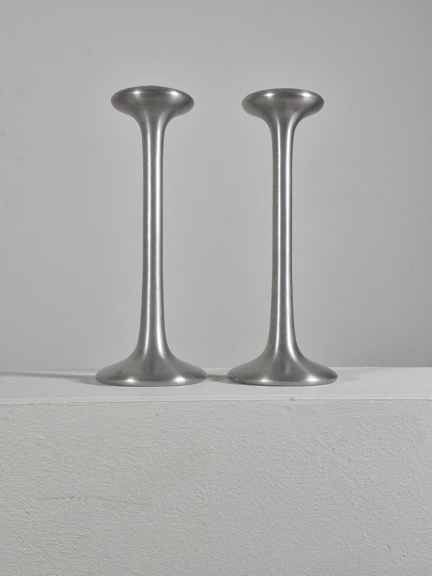 Vintage pair of postmodern candlesticks by Carl Österjam Ikea