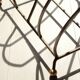 Vintage steel and brass magazine rack – 1980s