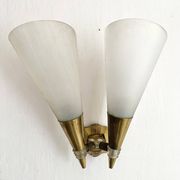 Appliques coniques orientables années 60