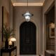 Elegant Art Decò Murano Glass Lantern by Barovier e Toso Pendant Light, 195