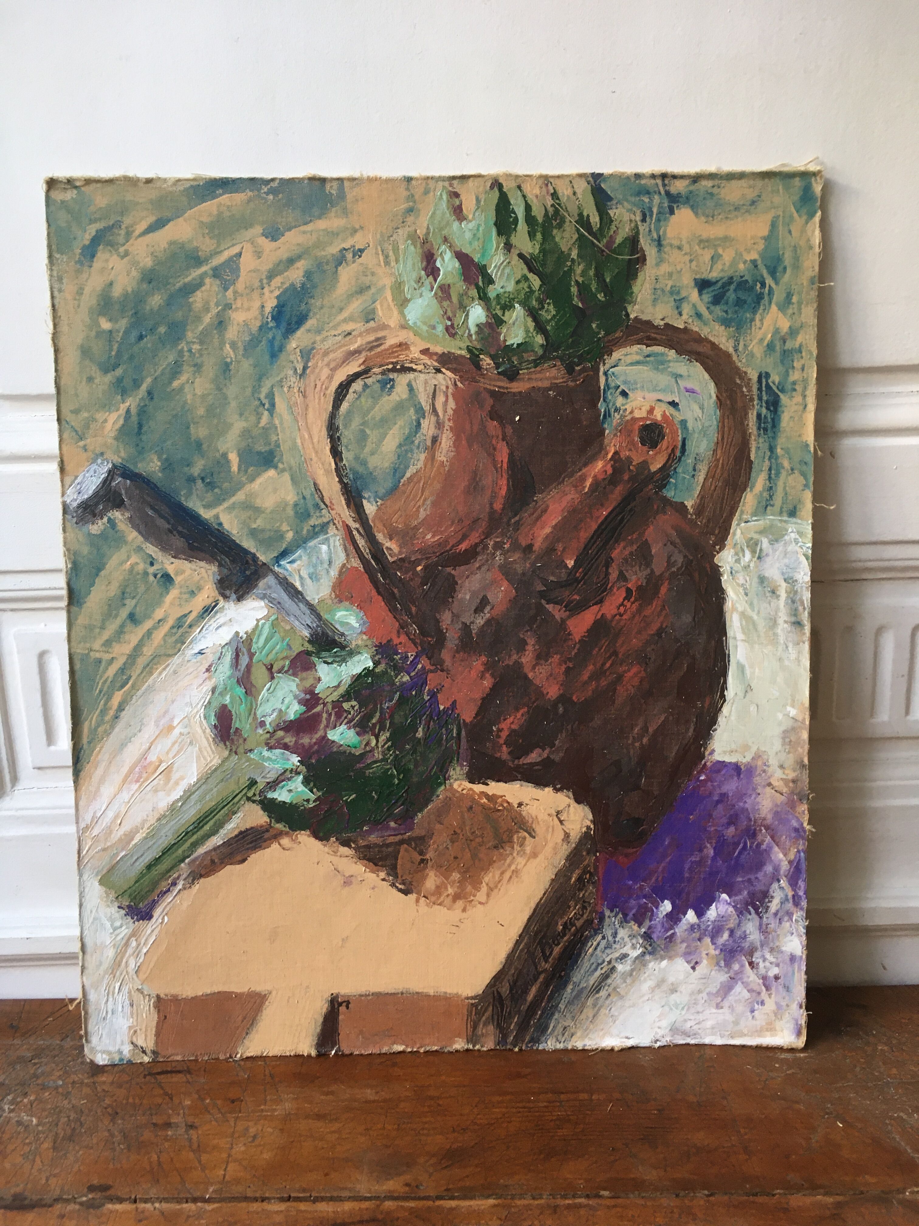 Peinture sur support rigide Nature morte