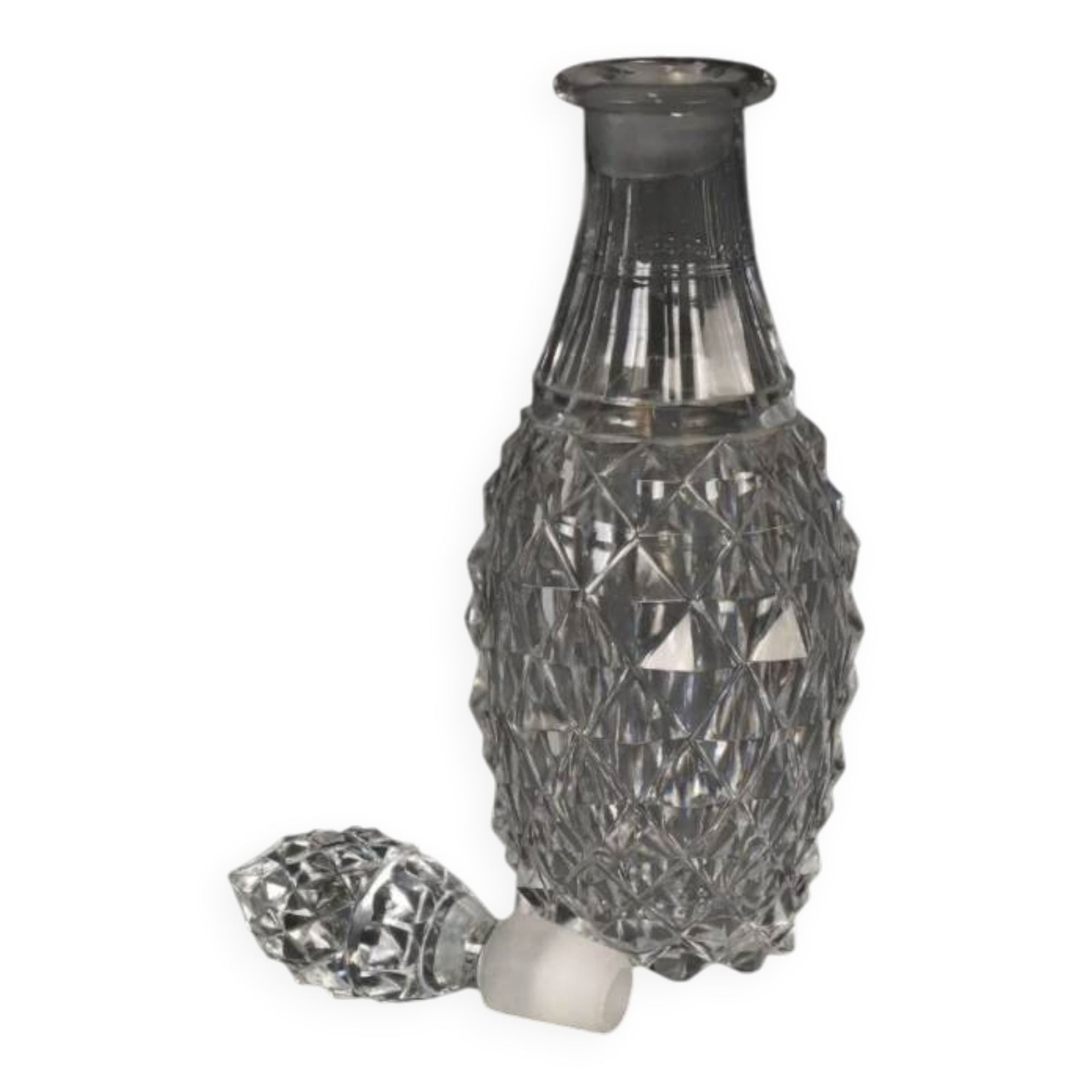 Small antique Baccarat crystal carafe