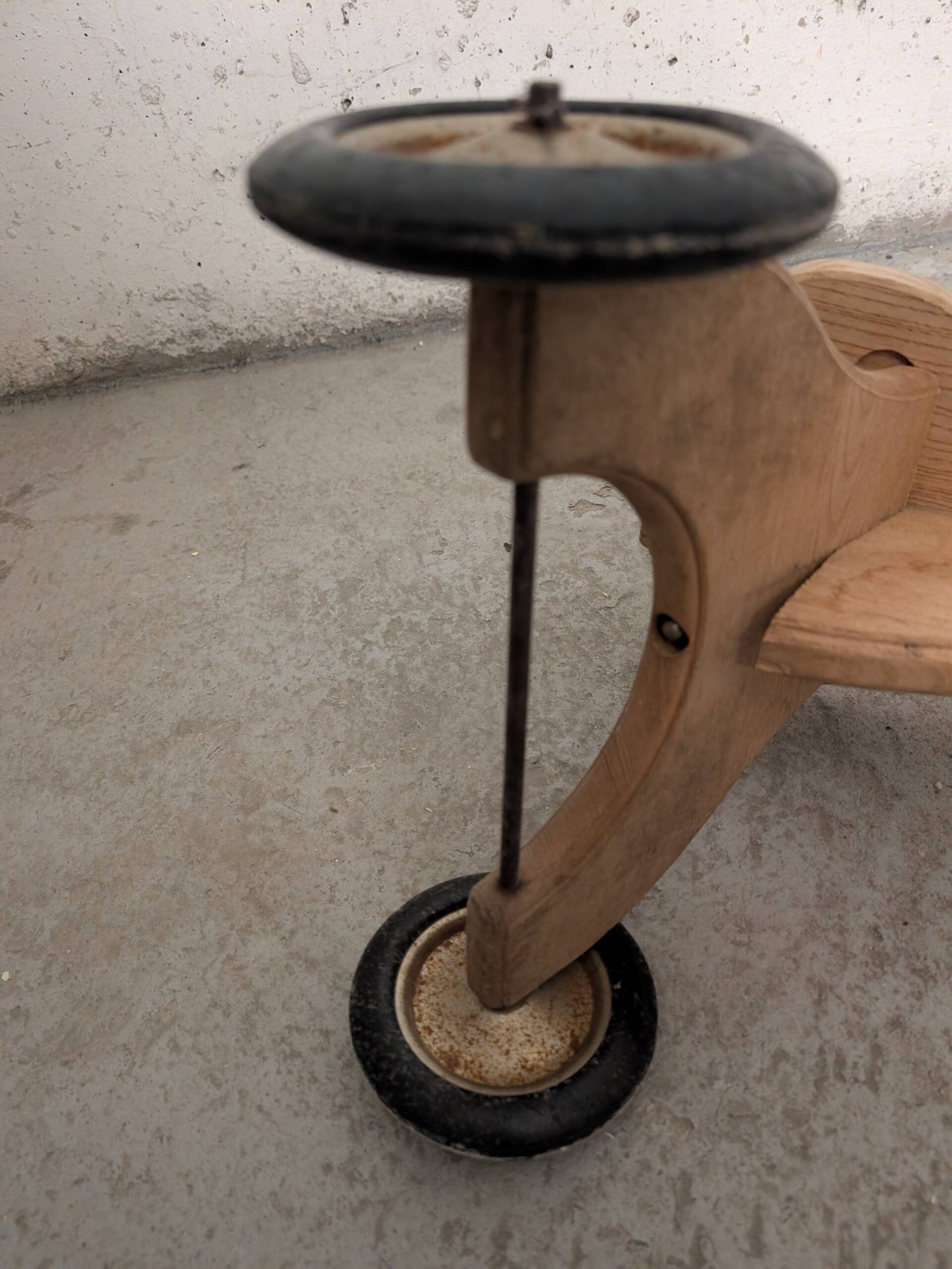 Vintage wooden children's bike