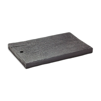 Plateau en bois brulé Shou Sugi Ban
