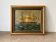 Marine, Frigate with tricolour, oil on canvas signed Madon