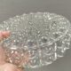 Large ceiling lamp in bubble glass by Nordisk Solar Denmark 1970-80s