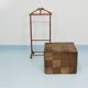 De Sede Patchwork Leather Cube Stool, Pouf, Ottoman, Switzerland, 1970s