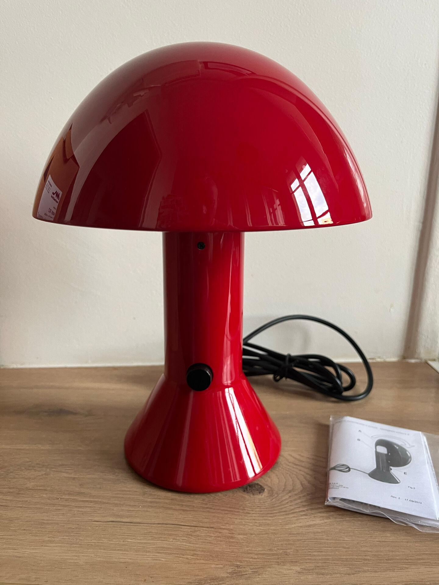Martinelli Elmetto red lamp