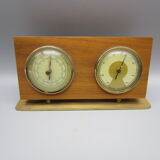 Vintage thermometer and barometer 50s