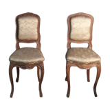 Paire de chaises style Louis XV
