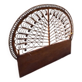 Rattan headboard