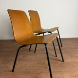 Pair of “Papyrus” chairs attributed to Pierre Guariche, France 1950