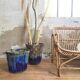 FLOWER pot XXL in glazed earth