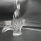 4 crystal lily candle holders from Vannes le Châtel.