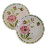 Dessert Plates Moulin des Loups Orchies Corinne Vintage Model