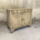 Buffet parisien vintage art déco en bois massif.