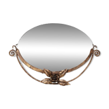 Ancien miroir en fer forgé style et époque art déco