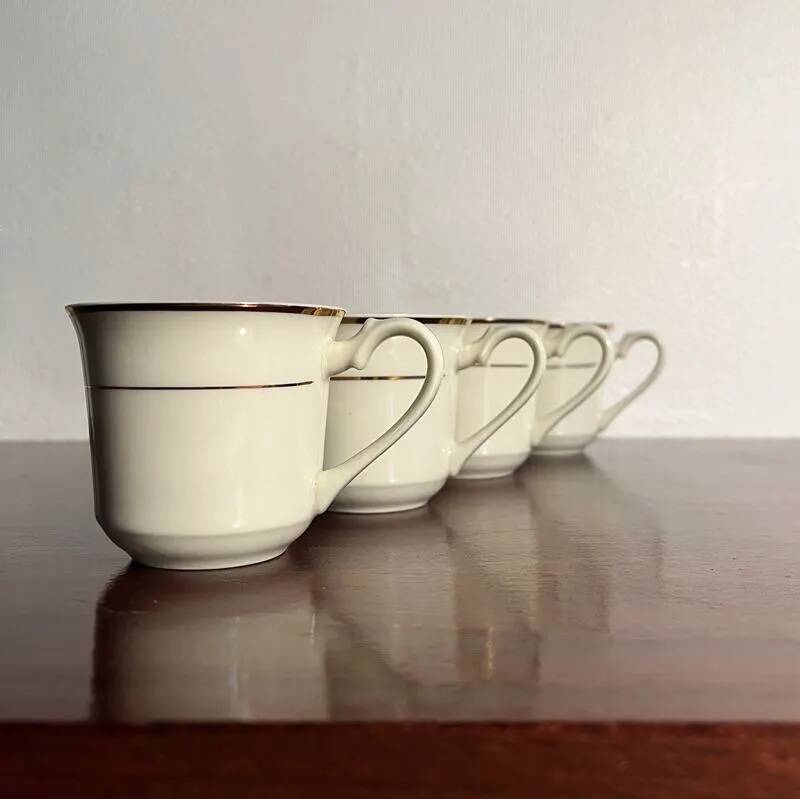 Vintage porcelain coffee cups