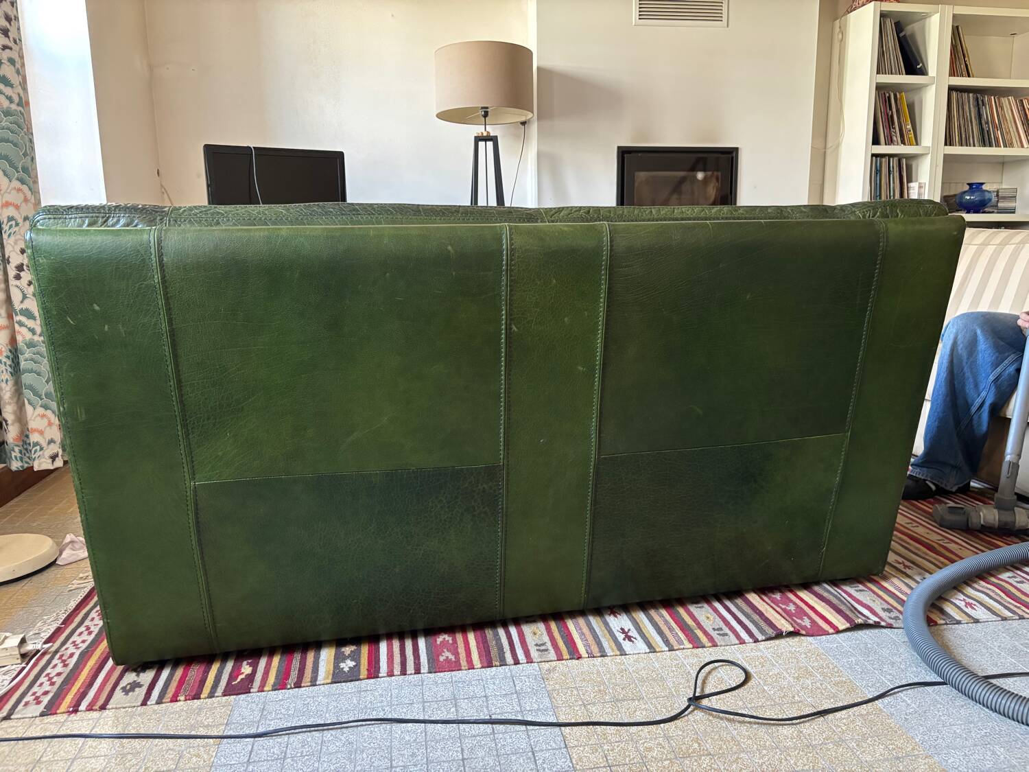 RocheBobois green sofa